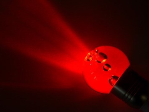 Żarówka LED Gais E27 3W RGB z pilotem niebieska-