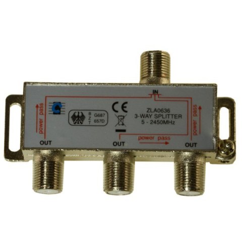 Spliter F*3 HQ 5-2450MHz