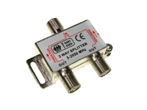 Spliter F*2 HQ 5-2450 MHz power pass