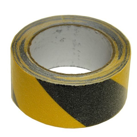 Taśma antypoślizgowa REBEL 0,75x50mm 5m czarno-żół