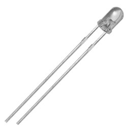 Dioda 3mm czerwona Clear 5800mcd -