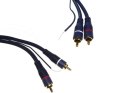 Kabel 2*RCA 5m z żyłą sterującą