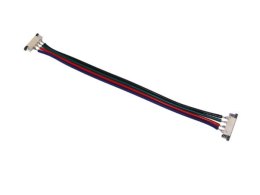 Złączka led 10mm RGB na kablu dwustronna 12cm op10