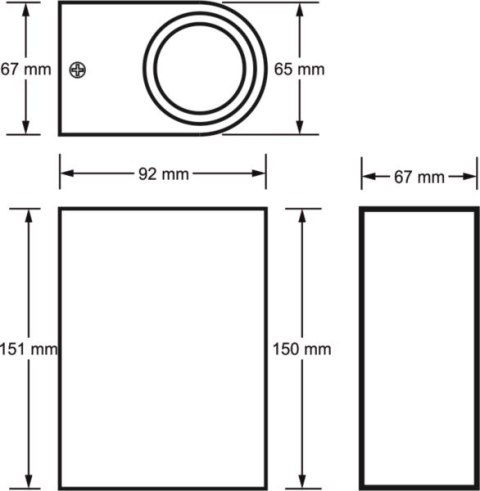 Oprawa elewacyjna Forti 2x GU10 srebrny