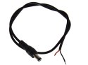Wtyk DC 2,1/5,5 na kablu 45cm op/100