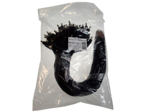 Wtyk DC 2,1/5,5 na kablu 45cm op/100