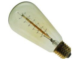 Żarówka węglowa Seleby ST64 40W E27 Christmas Tree