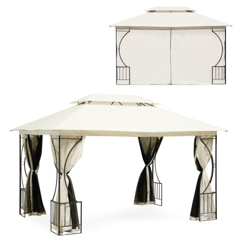 Namiot pawilon ogrodowy lux altana 3x4m moskitiera i pełne ścianki