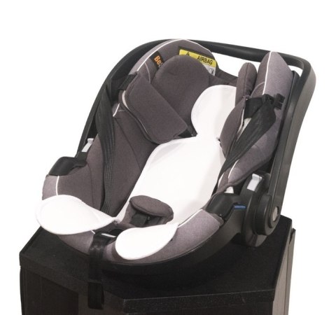 ND19_KM-801-01-0000-01 Wkładka antypotowa, chłodząca do fotelika samochodowego 0-13kg - biała