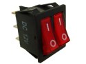 Przełącznik IXL2101 1B 12V/20A czerwony --
