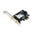 Asus Asus | AX1800 Dwuzakresowa karta Wi-Fi Bluetooth 5.2 PCIe | PCE-AX1800 | 802.11ax | 574+1201 Mbit/s | Mbit/s | Porty Ethernet LA