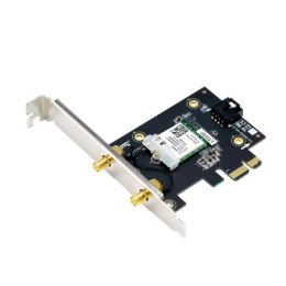 Asus Asus | AX1800 Dwuzakresowa karta Wi-Fi Bluetooth 5.2 PCIe | PCE-AX1800 | 802.11ax | 574+1201 Mbit/s | Mbit/s | Porty Ethernet LA