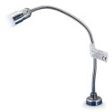 Lampka robocza LED z podstawą magnetyczną metalowa 26cm
