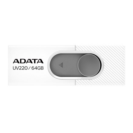ADATA ADATA UV220 64 GB USB 2.0 Biało-Szary Pendrive