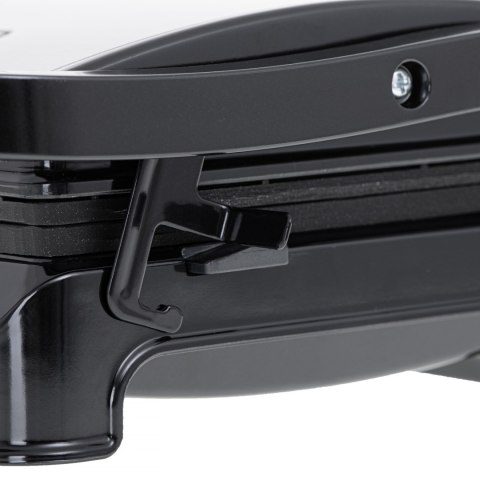 Adler Grill elektryczny Adler AD 3052 stołowy ze stali nierdzewnej 1200 W z nieprzywierającymi płytami i regulowanym nachyleniem taler