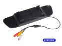 Monitor samochodowy cofania LCD 5cali cali LED w lusterku wstecznym AV 12V... (NVOX NW5005M)