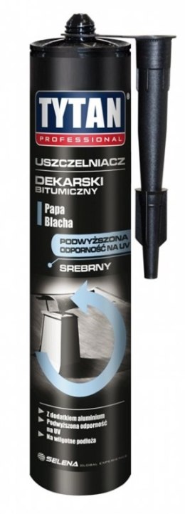 TYTAN USZCZELNIACZ DEKARSKI KAUCZUKOWY TYTAN 280ML CZERWONY