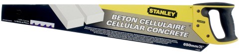 STANLEY PIŁA DO BLOCZKÓW Z BETONU KOMÓRKOWEGO 650MM, ZĘBY HARTOWANE