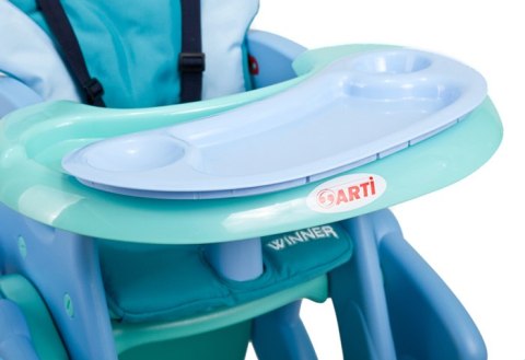 ARTI Betty J-D008 Piesek Blue/Green KRZESEŁKO DO KARMIENIA