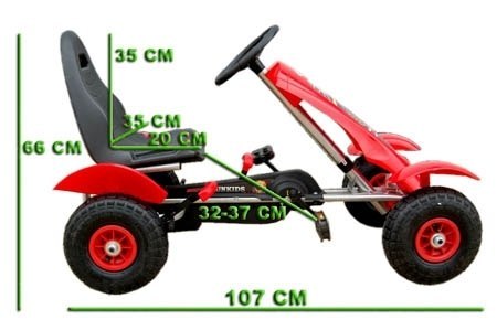 ARTI GM-18 RED Formula Sport GOKART Pojazd