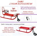 PICCOLINO SREBRNE Sanki z regulowana raczka OPARCIE