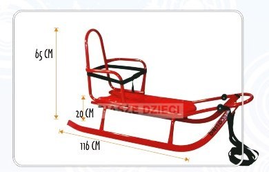 PICCOLINO SREBRNE Sanki z regulowana raczka OPARCIE