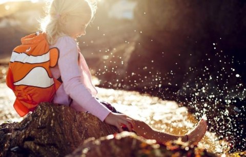 ND19_TRUA-0112 Plecak wodoodporny - ryba błazenek Chuckles