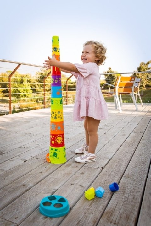 ND19_MLZ96285 Kubeczki i wiaderka układanki - różne wzory