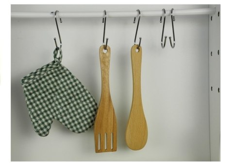 ND24_2634 Drewniana Kuchnia Dla Dzieci Zielono Biała