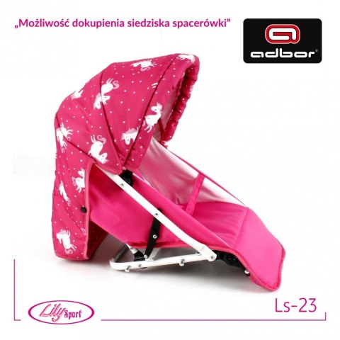 Wózek dla lalek Lola skrętne koła HIT!