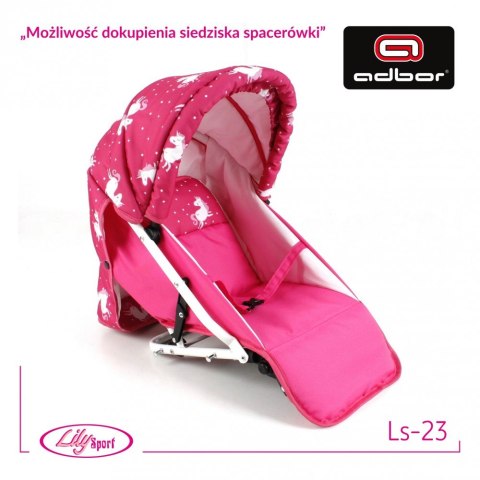 Wózek dla lalek Lola skrętne koła HIT!