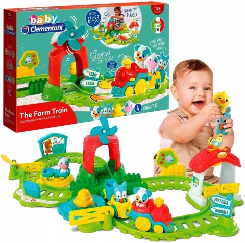 INTERAKTYWNY POCIĄG FARMERA TOR FARMA CLEMENTONI 17391