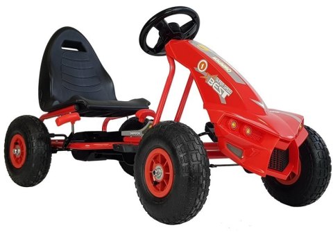 ND24_5341 Gokart na Pedały A-18 Czerwony 5908275991496