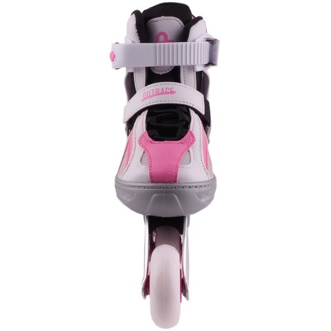 ND05_Ł0954-40-43 PW-126B-9 Łyżworolki Outrace Volt Gray szaro-różowe PW-126B-9 r.40-43