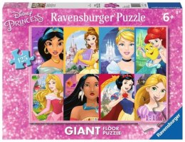 ND17_ZB-149833 Puzzle 125el podłogowe Księżniczki. Disney Princess 097890 Ravensburger