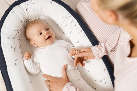 ND19_BS11008156PBF Gniazdko niemowlęce Voksi - granatowe