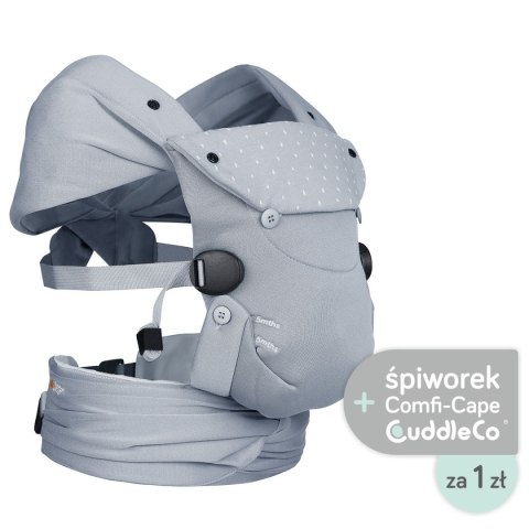 ND19_BS11018807D Nosidełko BeSafe Newborn Haven - Jasny szary
