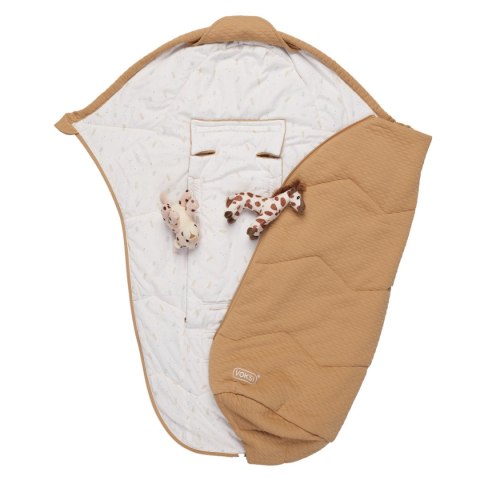 ND19_BS11016687WBF Śpiworek do fotelika/wózka Voksi Breeze Light - ciepły beż