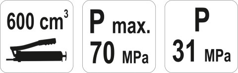 YATO SMAROWNICA RĘCZNA 600 GR