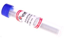 Cyna 1,00/10g LC60 FSW26 Fiolka z topnikiem Cynel