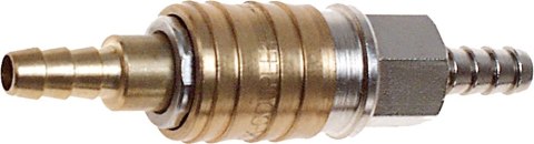 NEO KOMPLET SZYBKOZŁĄCZKA DO KOMPRESORA Z KOŃCÓWKĄ NA WĄŻ 6MM