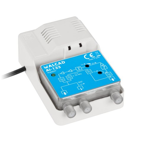 AI-133 Wzmacniacz antenowy wewnętrzny CATV (RP 65 MHz) AI-133 ALCAD