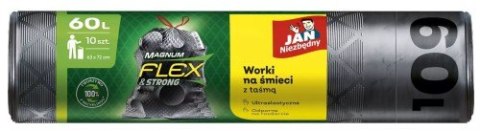 Jan Niezbędny Worki LD Magnum Flex Taśma 60L 10szt. - 1 op.