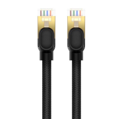 Kabel sieciowy kat. 8 Baseus Ethernet RJ45, 40Gbps, 3m (czarny)