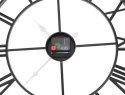 ND12_14718 Zegar ścienny retro - czarny 5902802918178