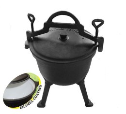 KOCIOŁEK ŻELIWNY MYŚLIWSKI 4L EMALIOWANY KiNGHOFF KH-2241