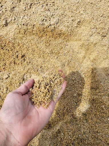 Piasek płukany workowany do betonu/wylewki pod kostke do piaskownicy 250kg plażowy