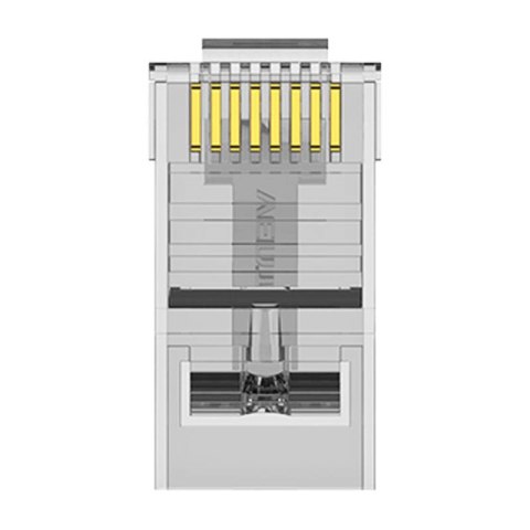 Wtyczka modułowa RJ45 CAT6 UTP Vention IDDR0-100 przezroczysta 100 szt.