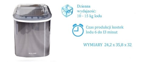 Grafitowa Kostkarka do robienia kostek lodu maszyna domowa barowa