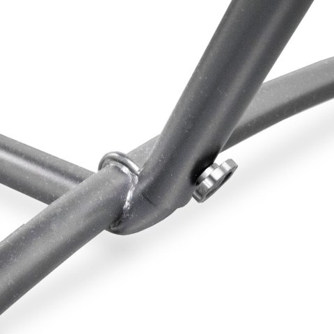 Hamak ogrodowy na metalowym stelażu mocny 270x110cm do 120kg